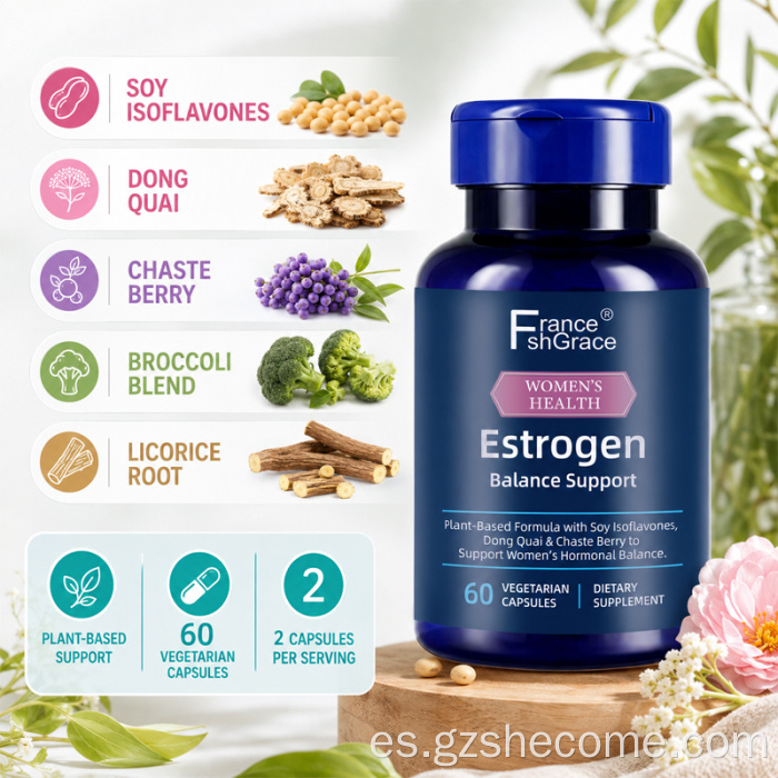 Cápsulas de equilibrio hormonal para la salud de la mujer Shecome